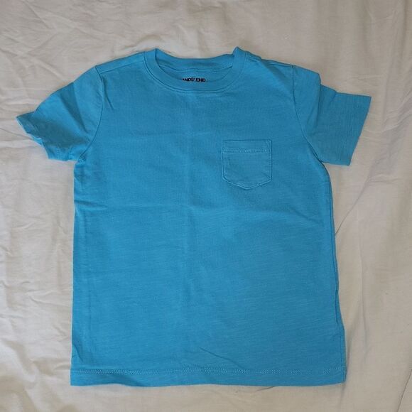 Lands' End Boys Pocket Tee & Ombre Shirt Bundle Size Medium 5-6 - Picture 4 of 9